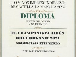 Premio al Mejor Espumoso de Castilla La Mancha 